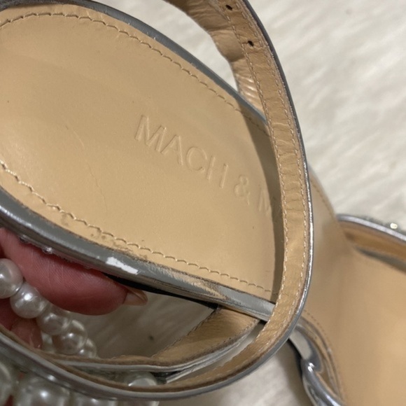 New Mach & Mach‎ Diamond of Elizabeth Imitation Pearl pointed toe pump size 36EU - Picture 12 of 15